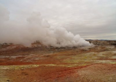 Gunnuhver Geothermal Area, Islandia