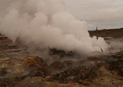 Gunnuhver Geothermal Area, Islandia