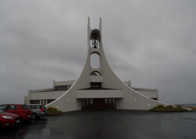 Modern Church w Stykkisholmur,